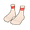 White Sports Socks