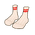 White Sports Socks