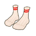 White Sports Socks