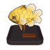Golden Pinecone Fish Model