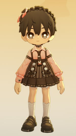 Rose Latte School Dress Up Set.png