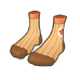 Brown Star Socks
