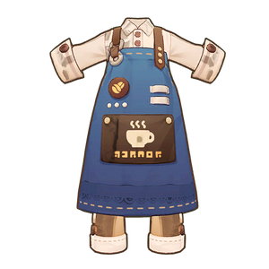 Navy Cafe Apron Icon.png