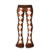 Brown Argyle Tights