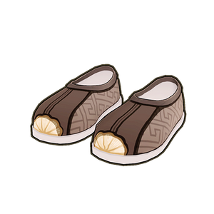 Silver Ginkgo Fabric Shoes Icon.png