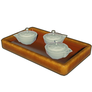 White Porcelain Lotus Tea Set Icon.png